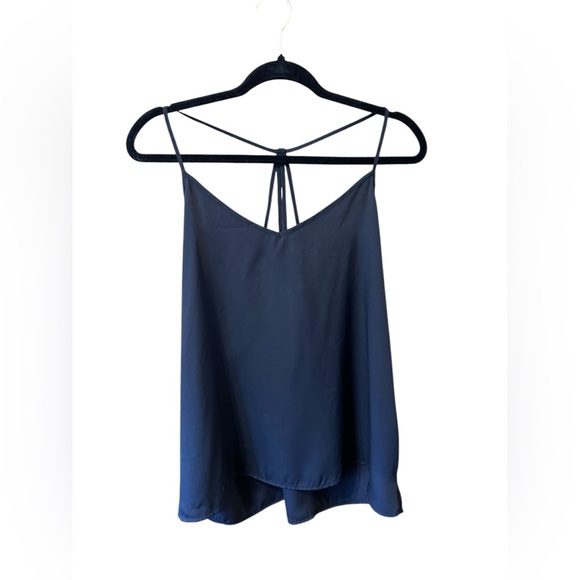 Abercrombie & Fitch Black V-Neck Slip Tank – Size Large - Picture 1 of 5